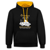 Rheinsberg Oder Reinickendorf - Kontrast Hoodie - Schwarz/Gold