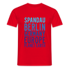 Spandau Planet Earth - Männer Premium T-Shirt - Rot