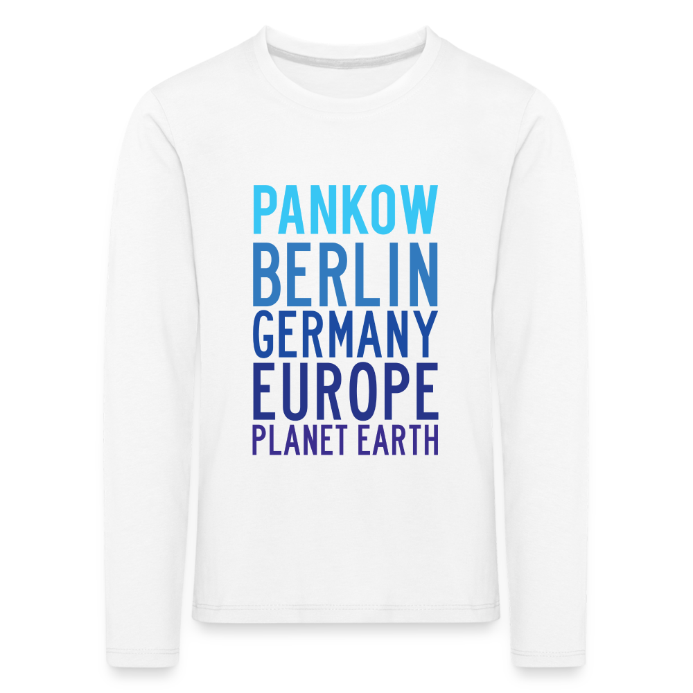Pankow Planet Earth - Kinder Langarmshirt - Weiß