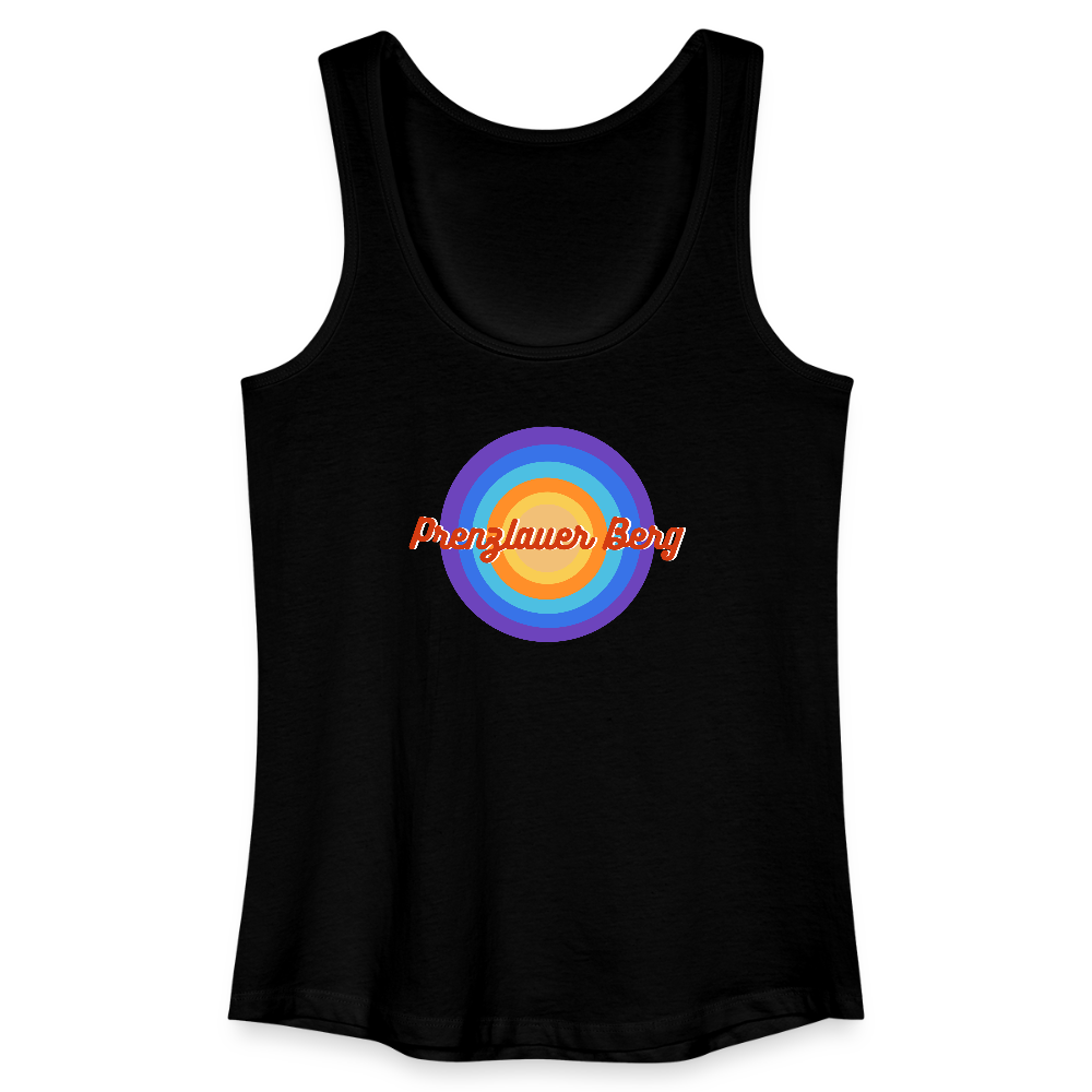 Prenzlauer Berg Retro - Frauen Bio Tank Top - Schwarz
