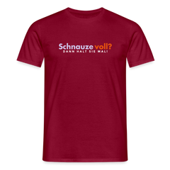 Schnauze voll? Dann halt sie mal! - Männer Premium T-Shirt