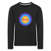 Pankow Retro - Kinder Langarmshirt - Schwarz