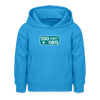 030 statt 0815 - Kinder Hoodie - Meeresblau