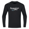 Spreewasser im Blut - Männer Sport Langamshirt - Schwarz