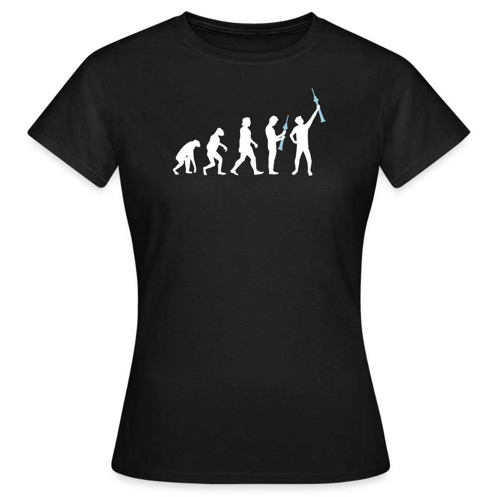 Evolution - Frauen Premium T-Shirt - Schwarz