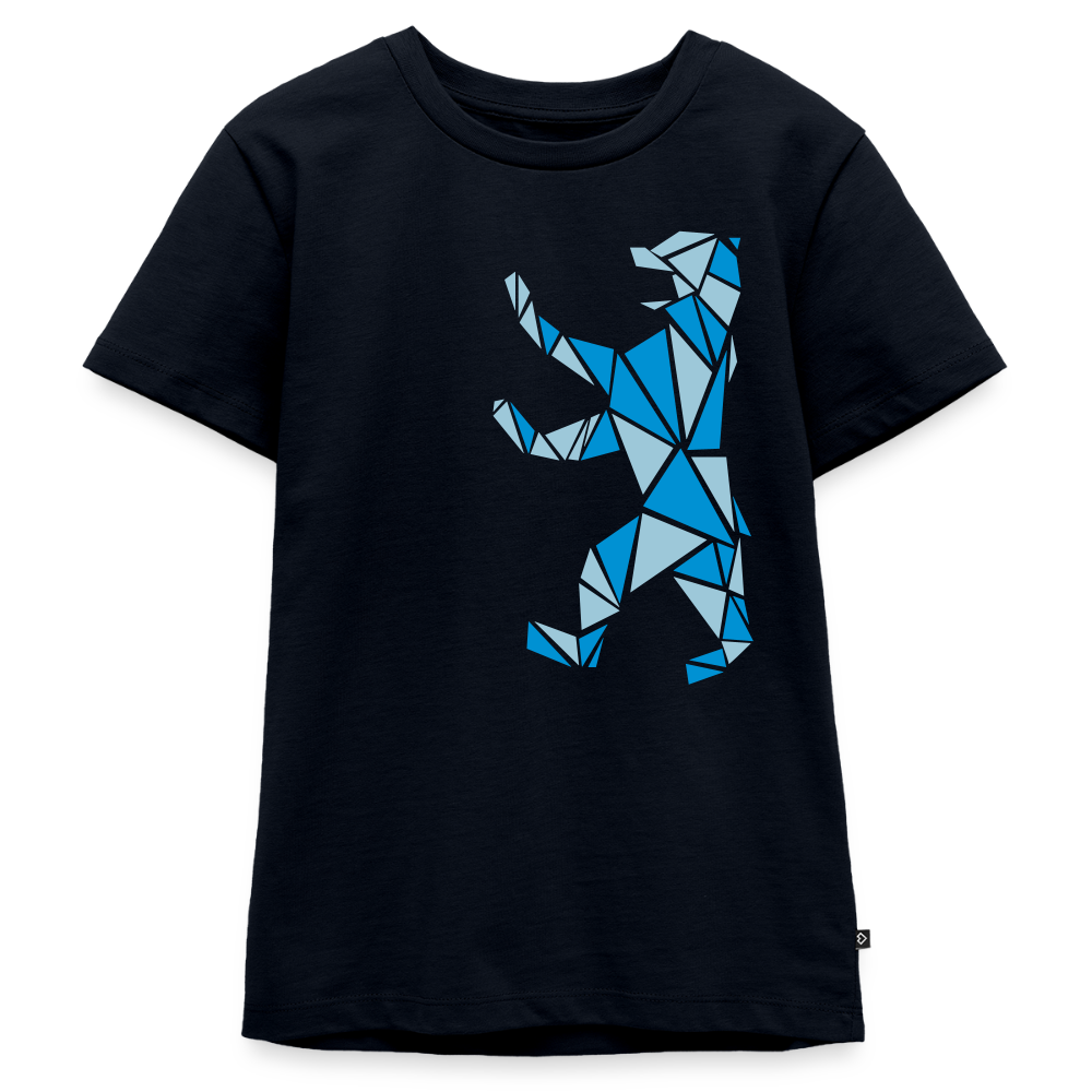 Berliner Bär Geometrie - Teenager Premium T-Shirt - Navy