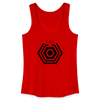 Tegel TXL Umrisse - Frauen Bio Tank Top - Rot