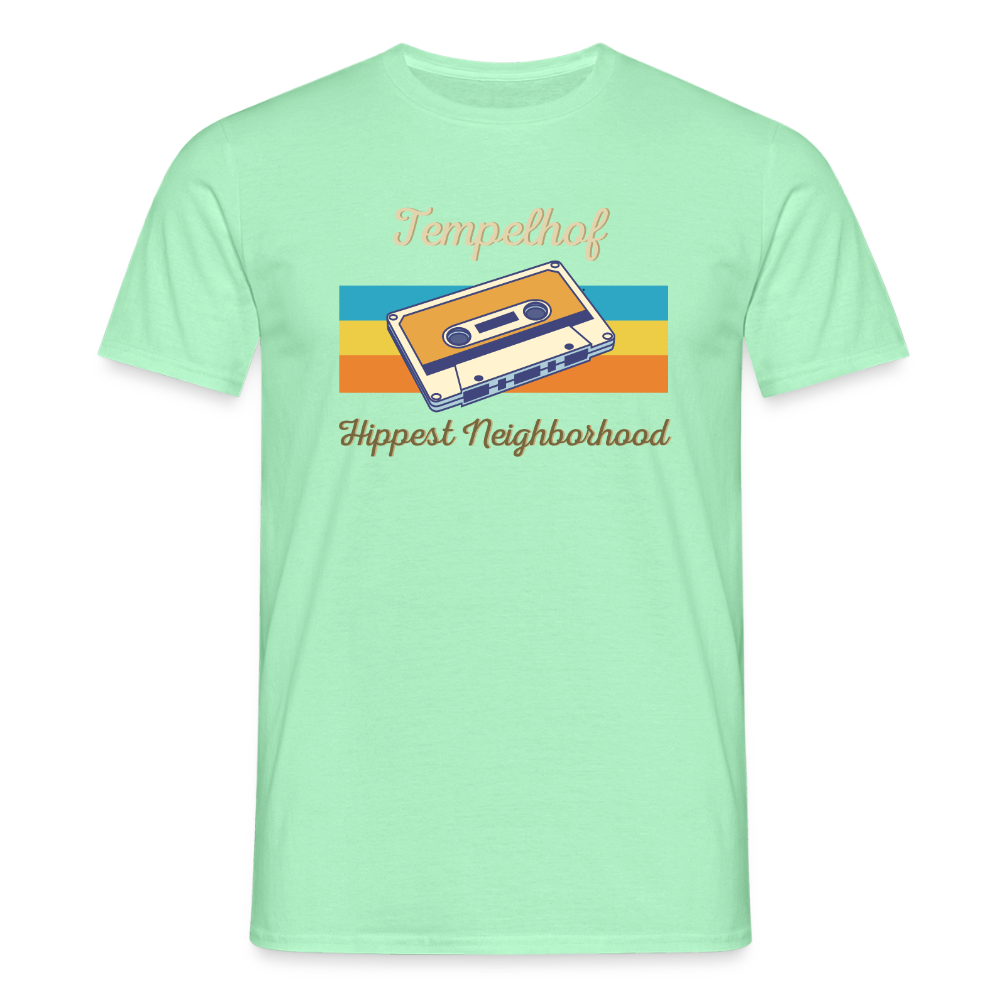 Tempelhof Hippest Neighborhood - Männer Premium T-Shirt - Mintgrün