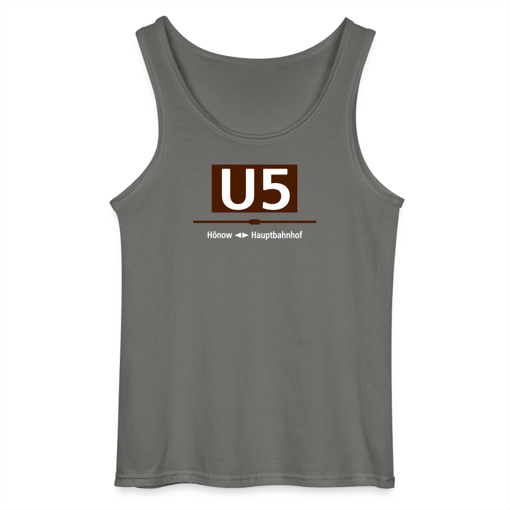 U5 - Männer Tank Top - Anthrazit