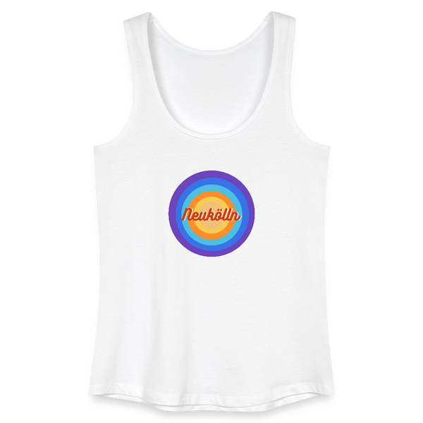 Neukölln Retro - Frauen Bio Tank Top - Weiß