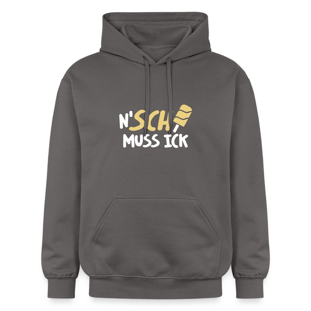 N'SCH... MUSS ICK - Hoodie - Dunkelgrau