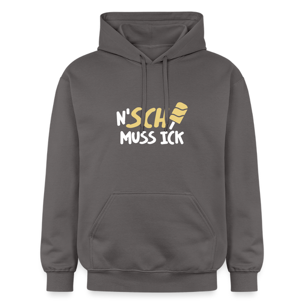 N'SCH... MUSS ICK - Hoodie - Dunkelgrau