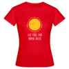 Ick fühl mir prima - Frauen Premium T-Shirt - Rot