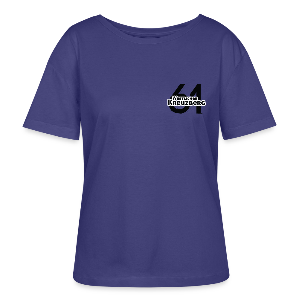 Westliches Kreuzberg - Relaxed Rundhals Frauen Bio-T-Shirt - Dämmerung