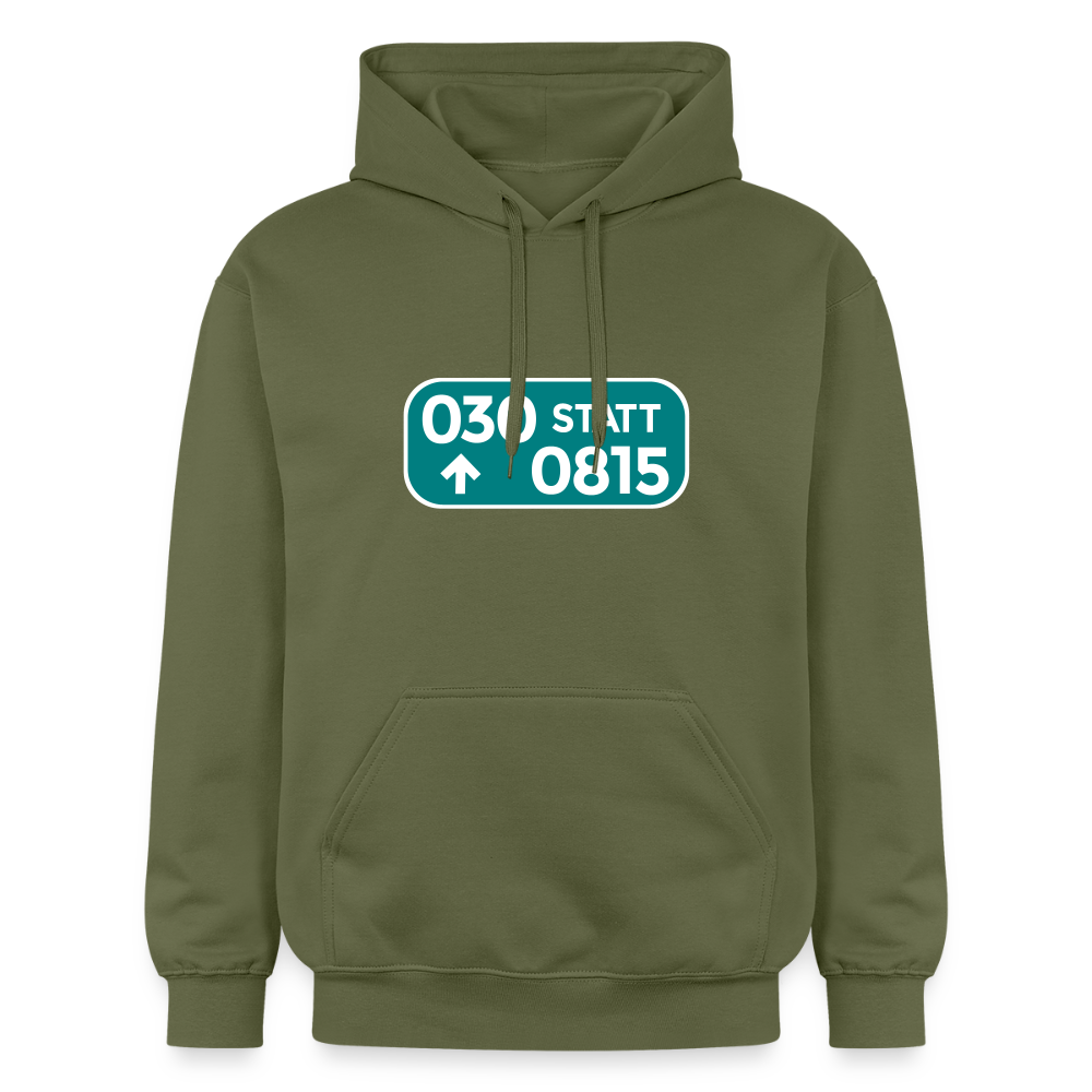 030 statt 0815 - Hoodie - Militärgrün