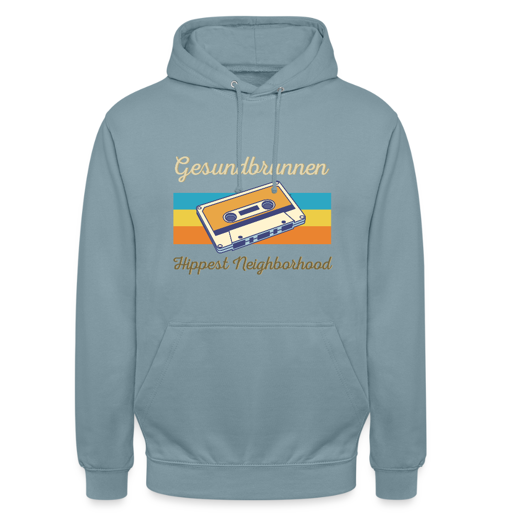 Gesundbrunnen Hippest Neighborhood - Unisex Hoodie - Nebelblau
