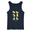 Bären Yoga - Männer Tank Top - Navy