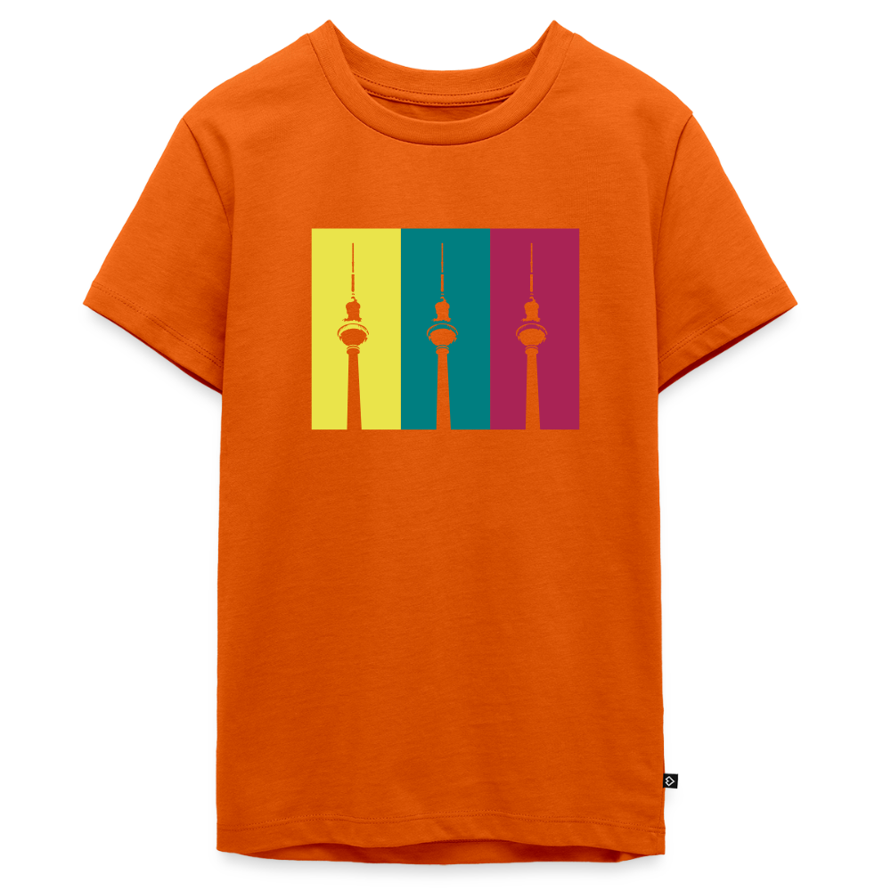 Berlin Retro - Teenager Premium T-Shirt - Orange