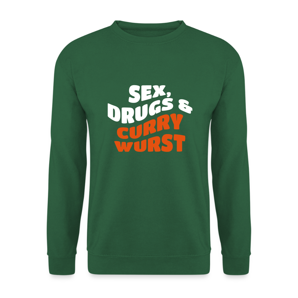 Sex, Drucks & Currywurst - Unisex Pullover - Grün