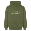 Glück? Selbstjebacken - Hoodie - Militärgrün