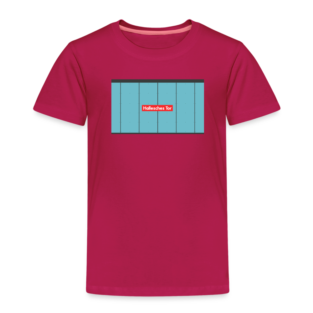 Hallesches Tor - Kinder Premium T-Shirt - dunkles Pink