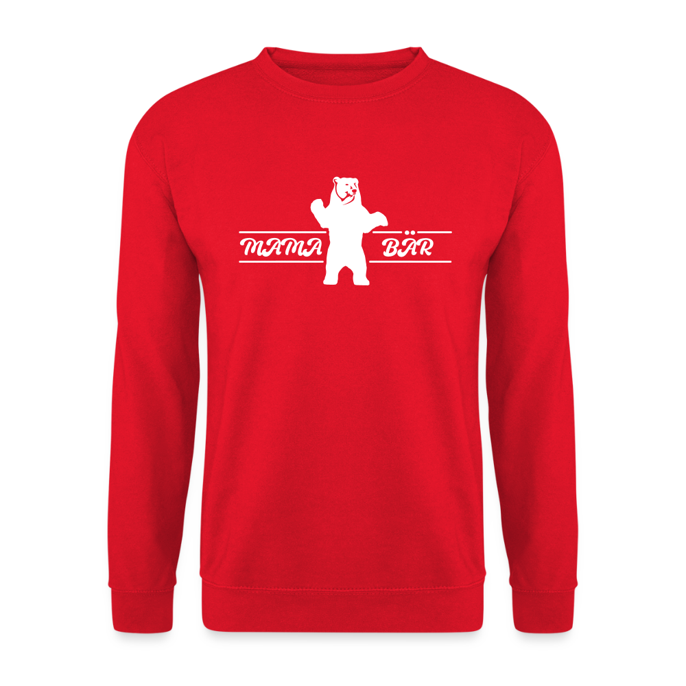 Mama Bär  - Unisex Pullover - Rot