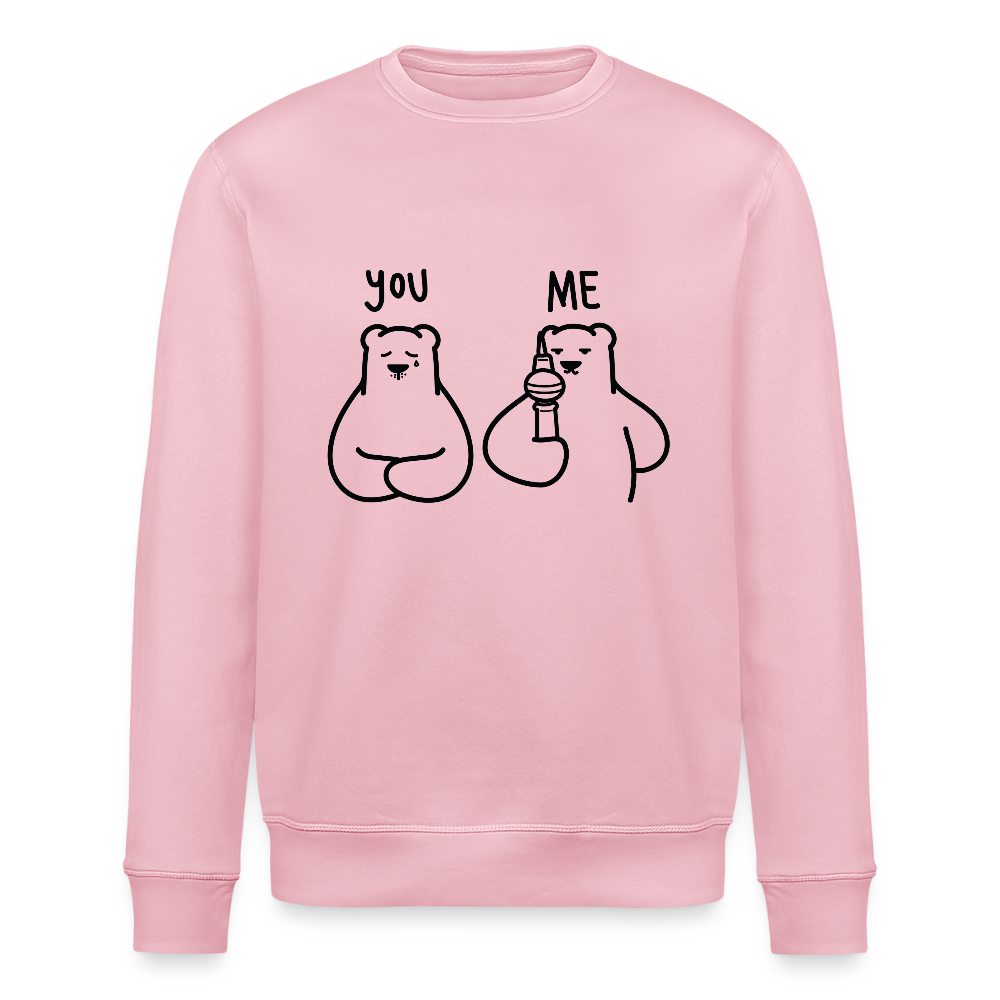 Lieber Berliner schwarz - Unisex Bio Sweatshirt - Hellrosa