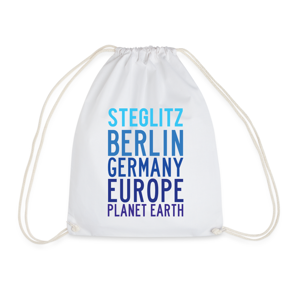 Steglitz Planet Earth - Turnbeutel - Weiß