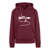 Aus der Stadt - Frauen Premium Hoodie - Burgunderrot