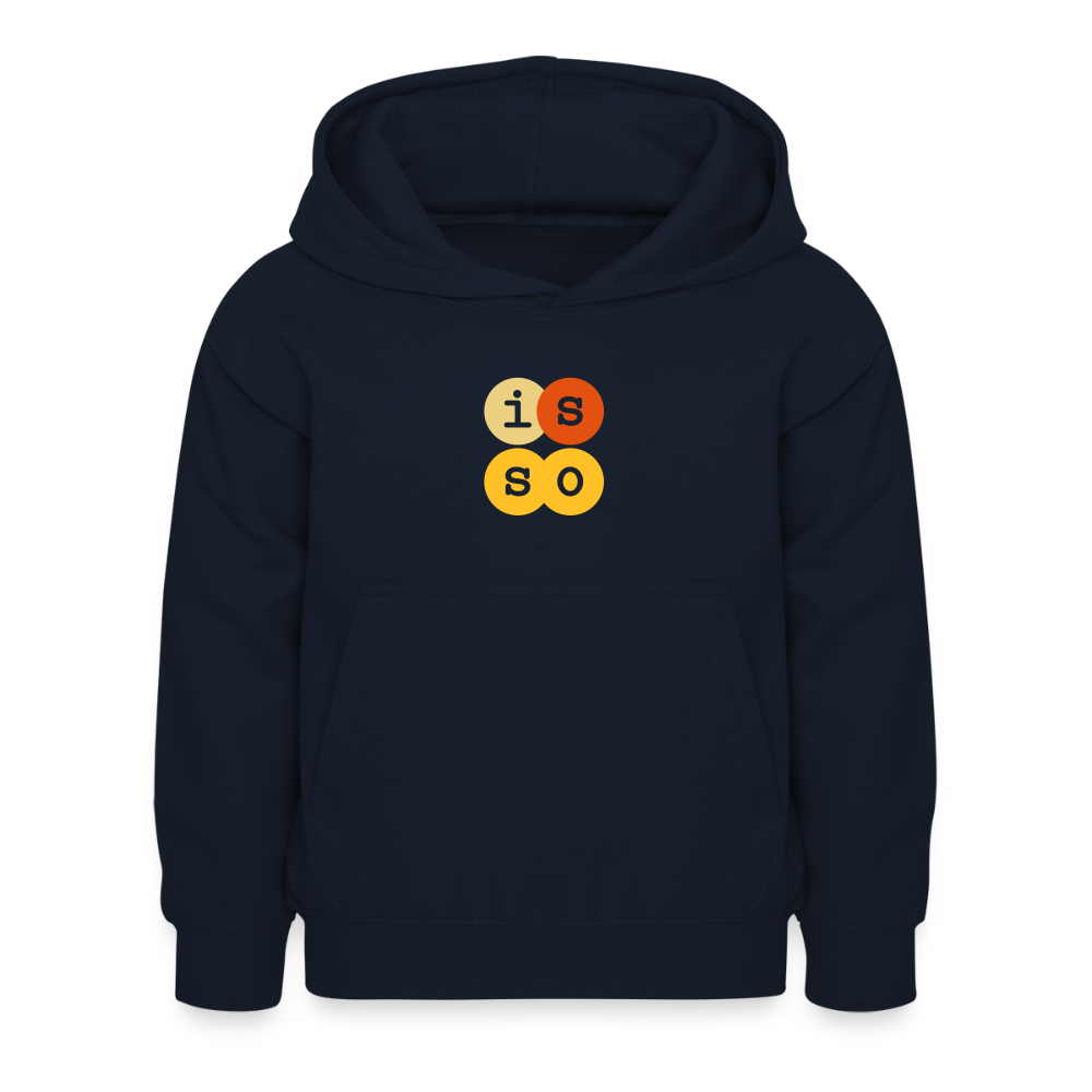 IsSo - Kinder Hoodie - Navy