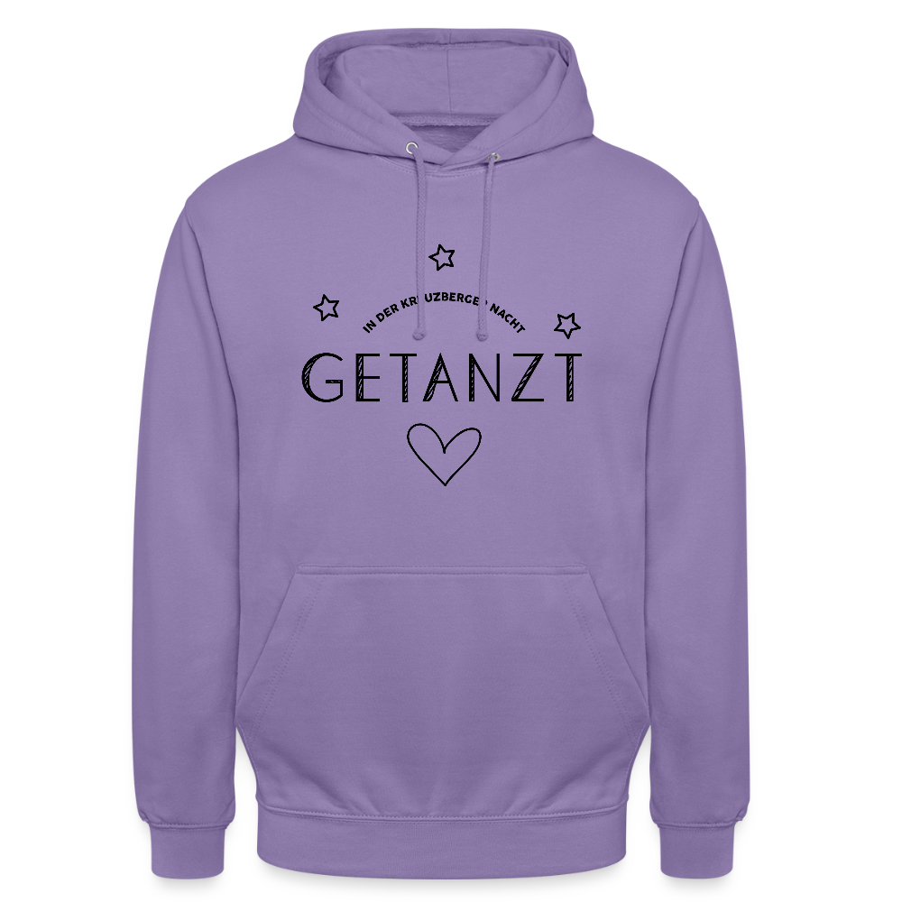 Getanzt in der Kreuzberger Nacht - Unisex Hoodie - Lavendel