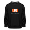 U9 - Kinder Premium Sweatshirt - Schwarz