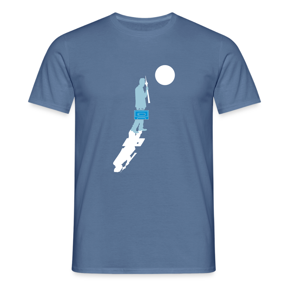 Unterwegs in Berlin - Männer Premium T-Shirt - Taubenblau