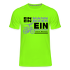 Ein Mann, Ein Biker, Ein Berliner - Männer Sport-Shirt - Neongrün