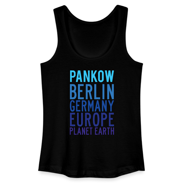 Pankow Planet Earth - Frauen Bio Tank Top - Schwarz