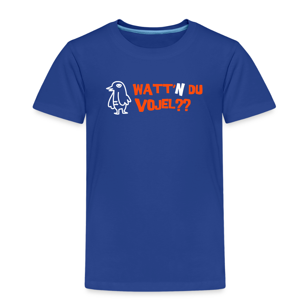 Watt'n du Vojel - Kinder Premium T-Shirt - Königsblau