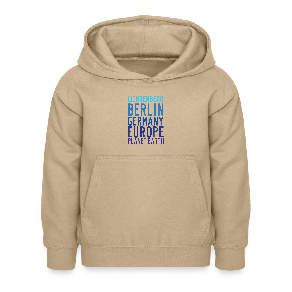 Lichtenberg Planet Earth - Kinder Hoodie - Sand