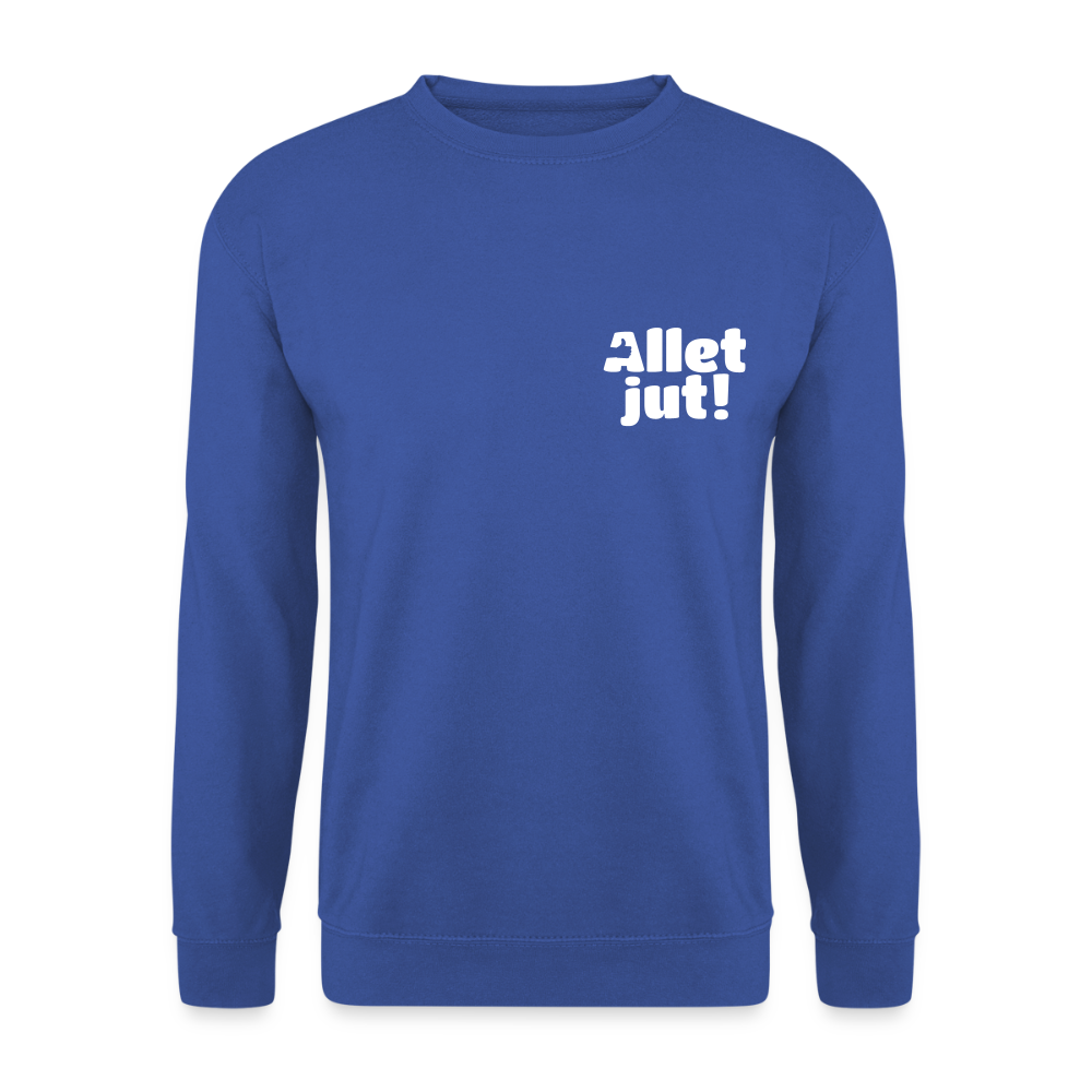 Allet Jut - Unisex Pullover - Royalblau
