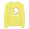 Flitzpiepe - Kinder Langarmshirt - Gelb