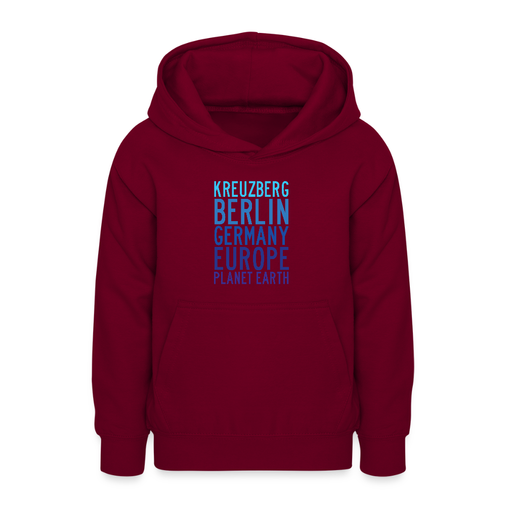 Kreuzberg - Planet Earth - Teenager Hoodie - Bordeaux
