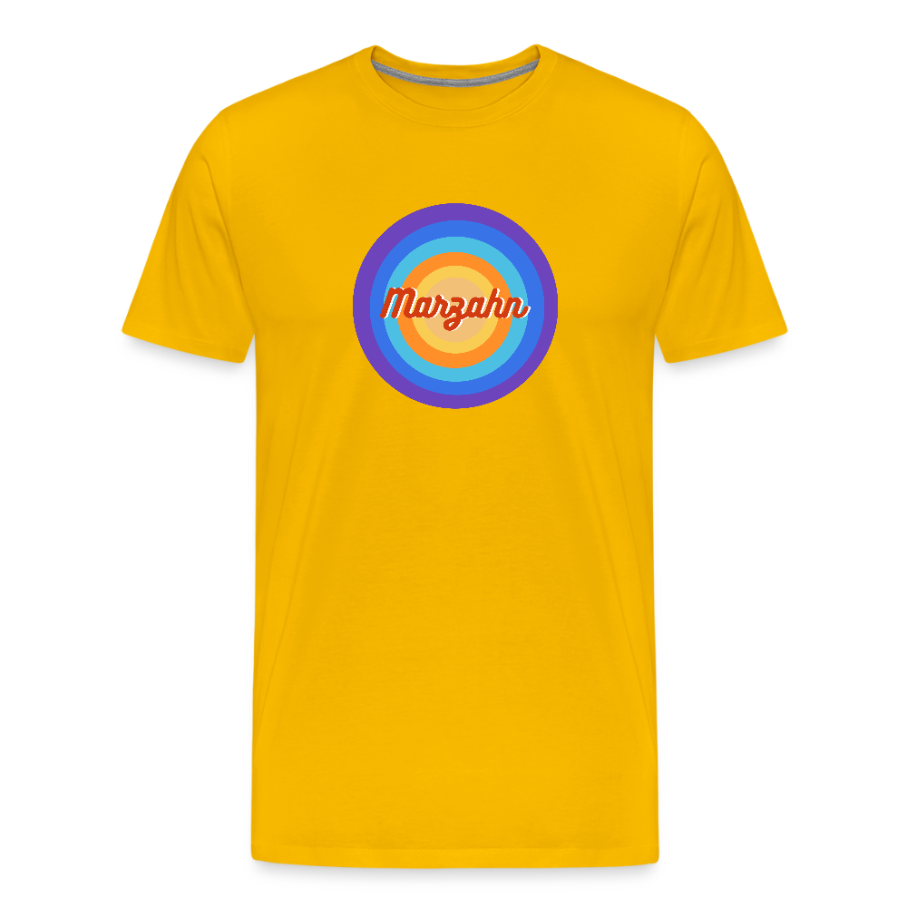 Marzahn Retro - Männer Premium T-Shirt - Sonnengelb
