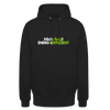 Nich faul! Energieeffizient! - Unisex Hoodie - Schwarz