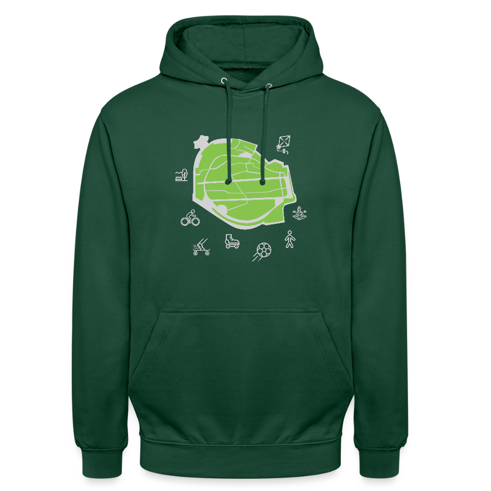 Tempelhof Feld - Unisex Hoodie - Flaschengrün