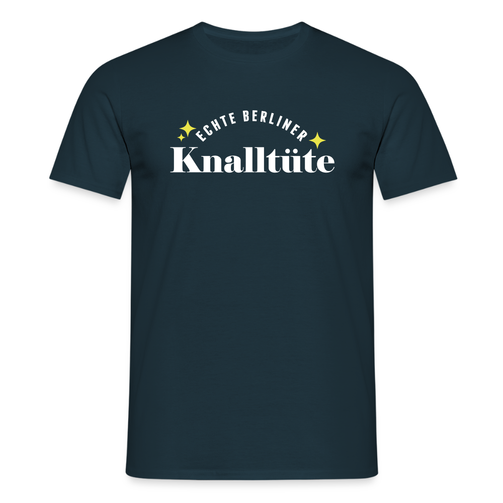 Echte Berliner Knalltüte - Männer Premium T-Shirt - Navy
