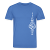 Fernsehturm der Noten - Unisex Bio T-Shirt - Achtsames Blau