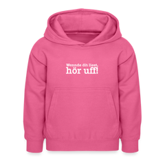 Wenn de dit liest, hör uf! - Kinder Hoodie