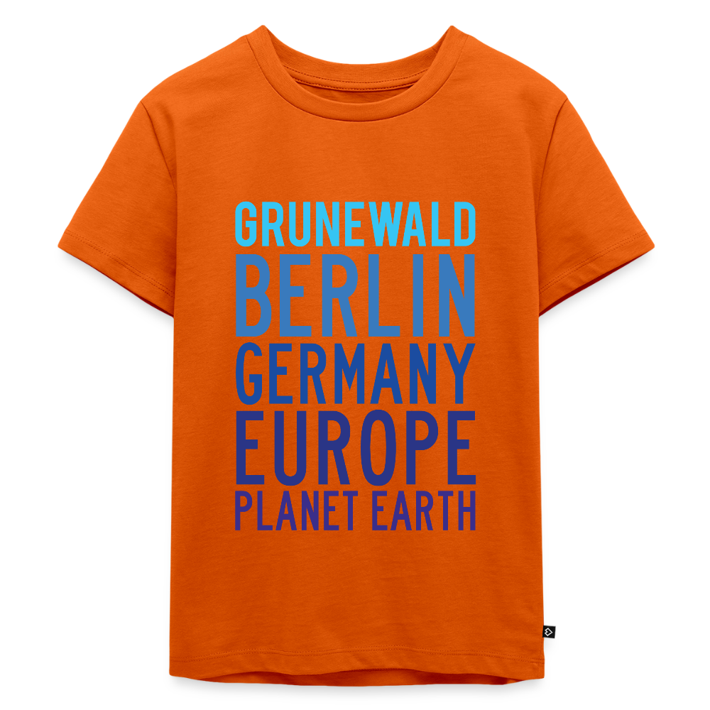 Grunewald Planet Earth - Kinder Premium T-Shirt - Orange
