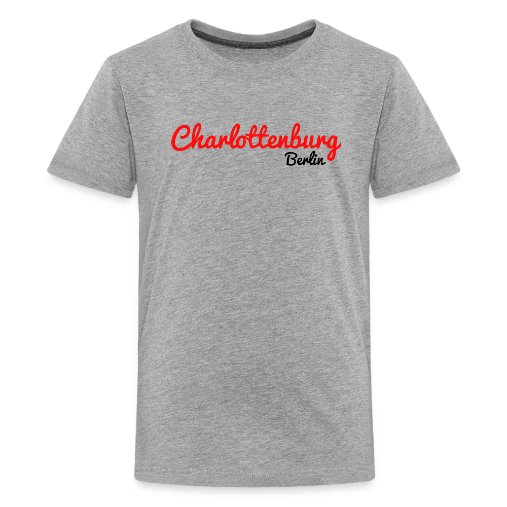 Charlottenburg Berlin - Teenager Premium T-Shirt - Grau meliert