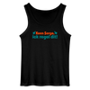 Keene Sorge, ick regel dit! - Männer Tank Top - Schwarz