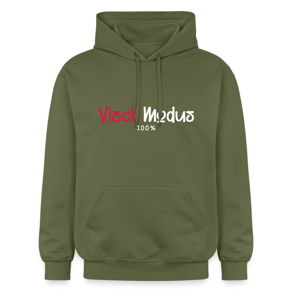 Viech Modus 100% - Hoodie - Militärgrün